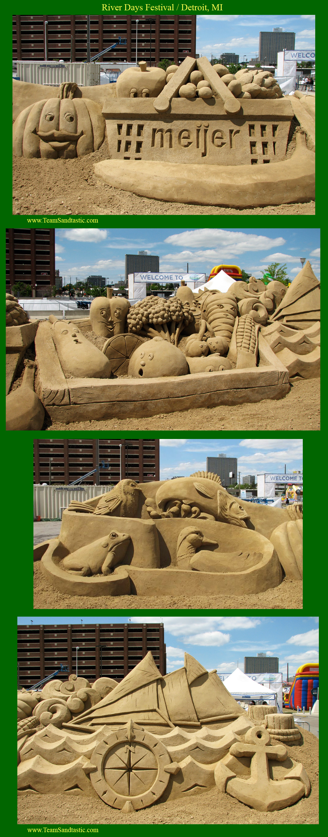 Riverdays Sand Sculpture