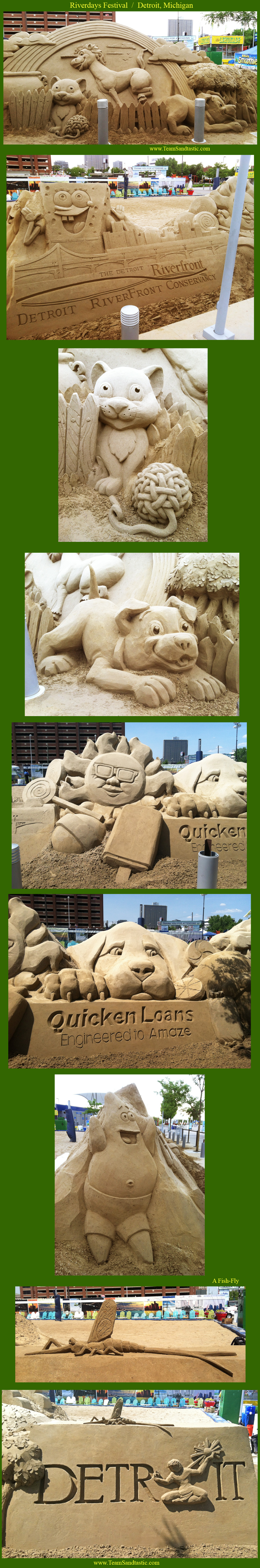 Riverdays Sand Sculptures