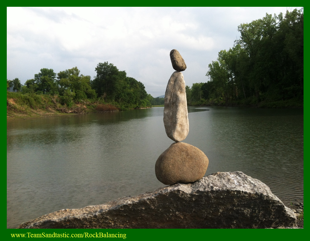 River Rock Balancing