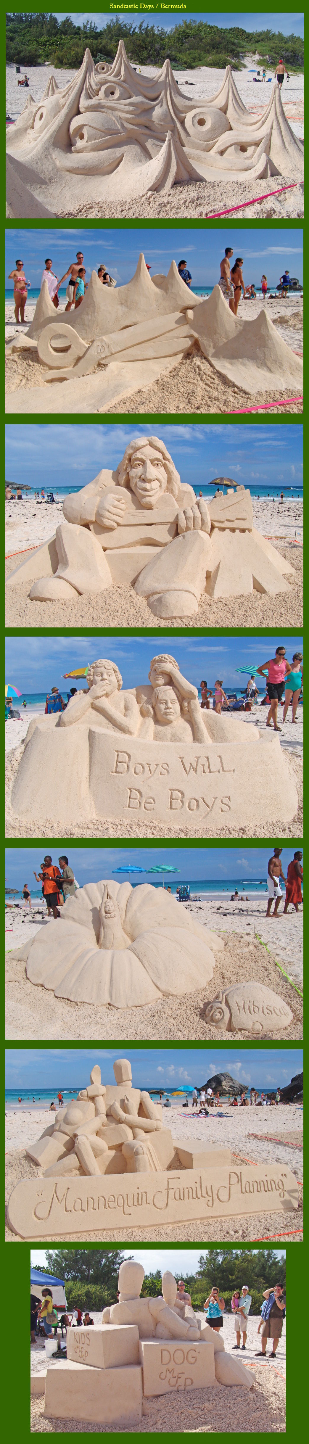 Sand Sculpting Contest / Bermuda