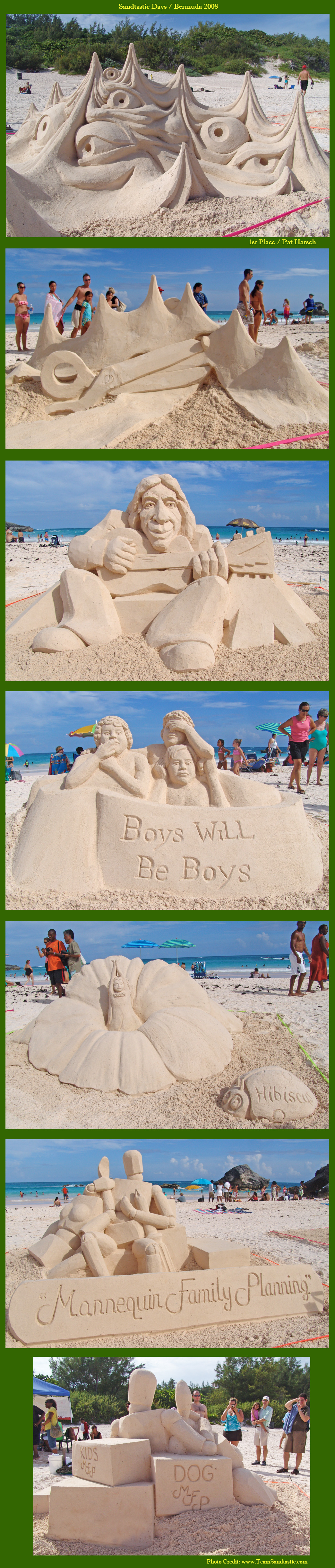 Sand Sculpting Contest / Bermuda