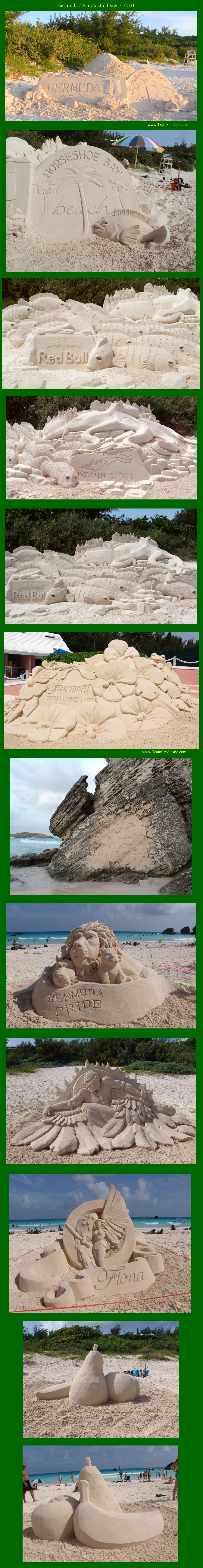 Bermuda Sand Sculpting Contest