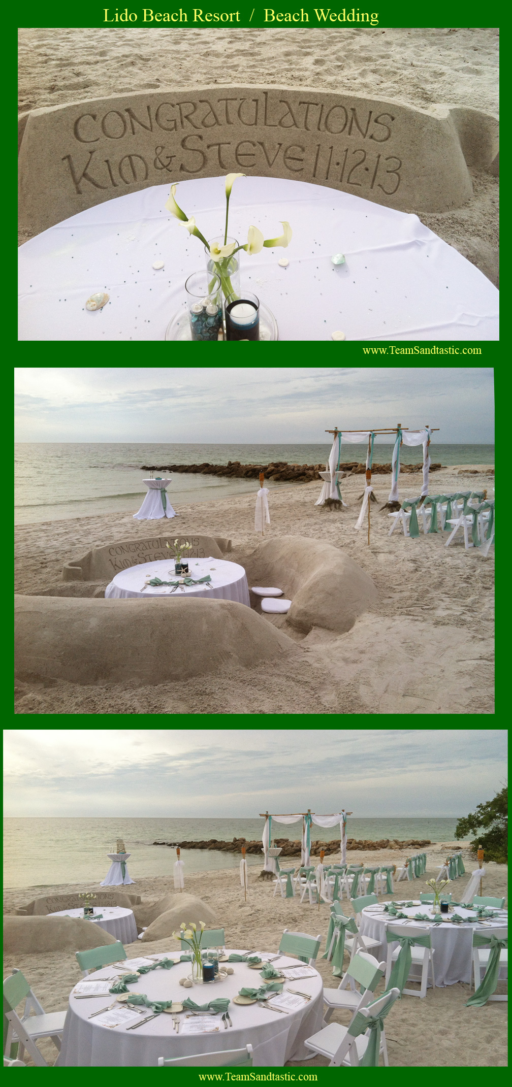 Guests Dining in the Sand