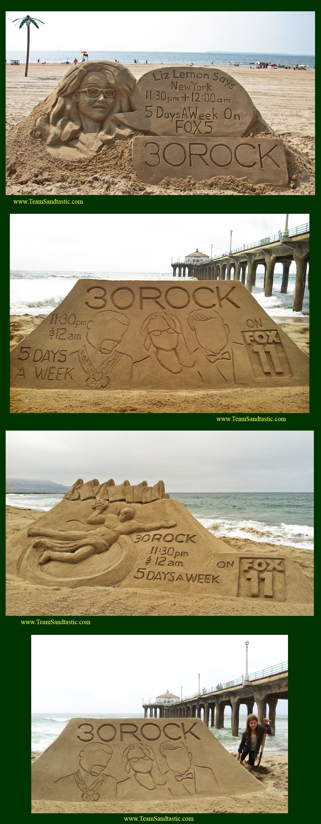 30 Rock Sand Sculpture