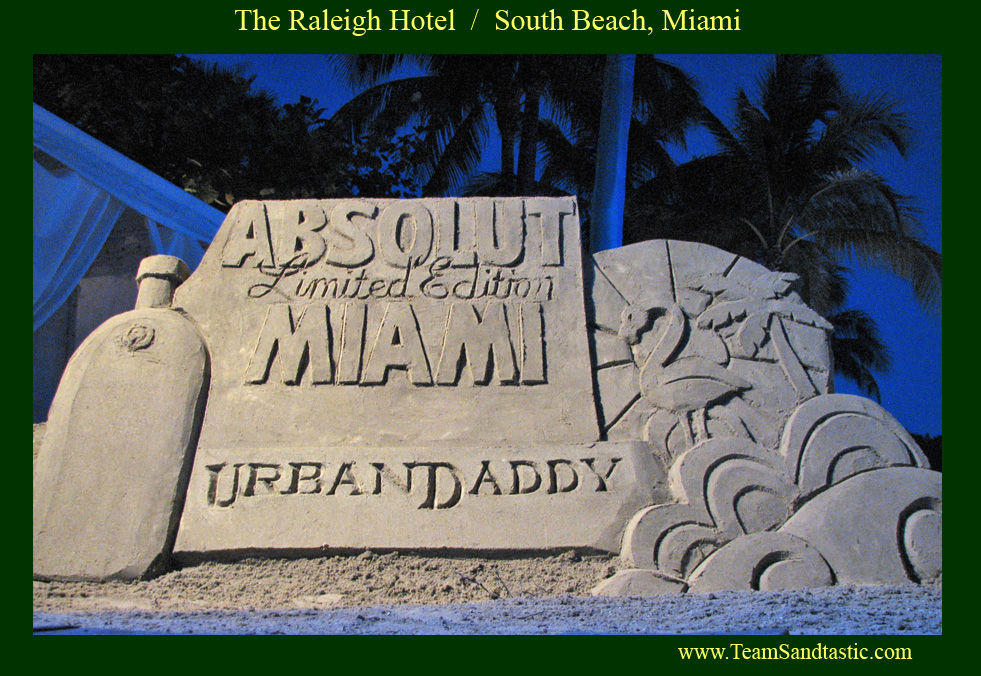 Absolut Sand Sculpture