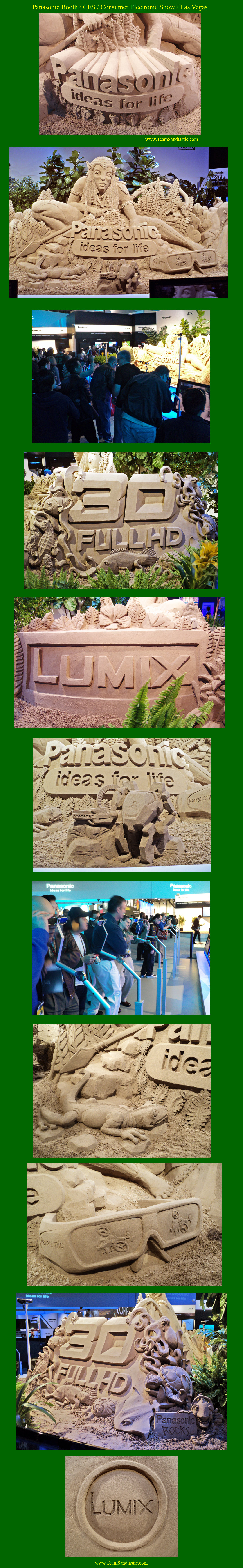 Panasonic Sand Sculpture /Las Vegas