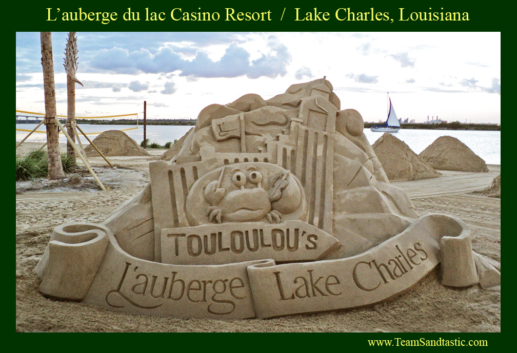 L'auberge Casino Sand Sculpture