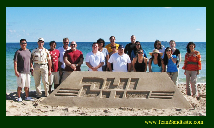 DHL Sand Sculpture