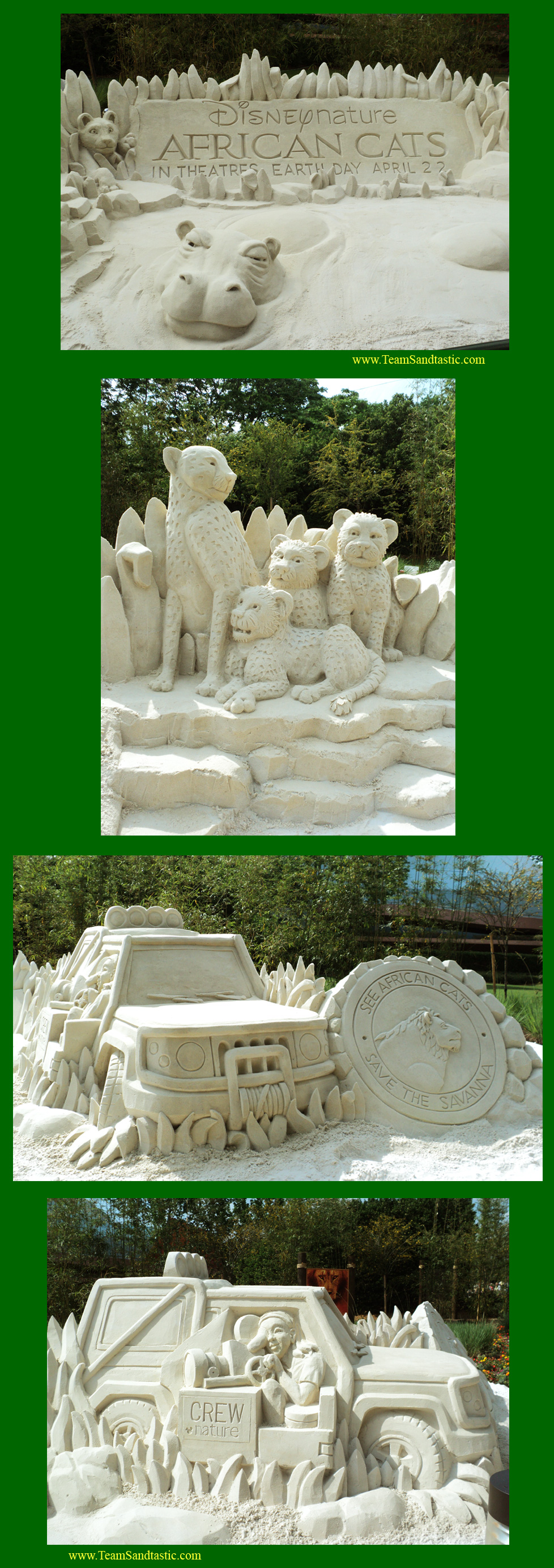 Disney Epcot Sand Sculpture