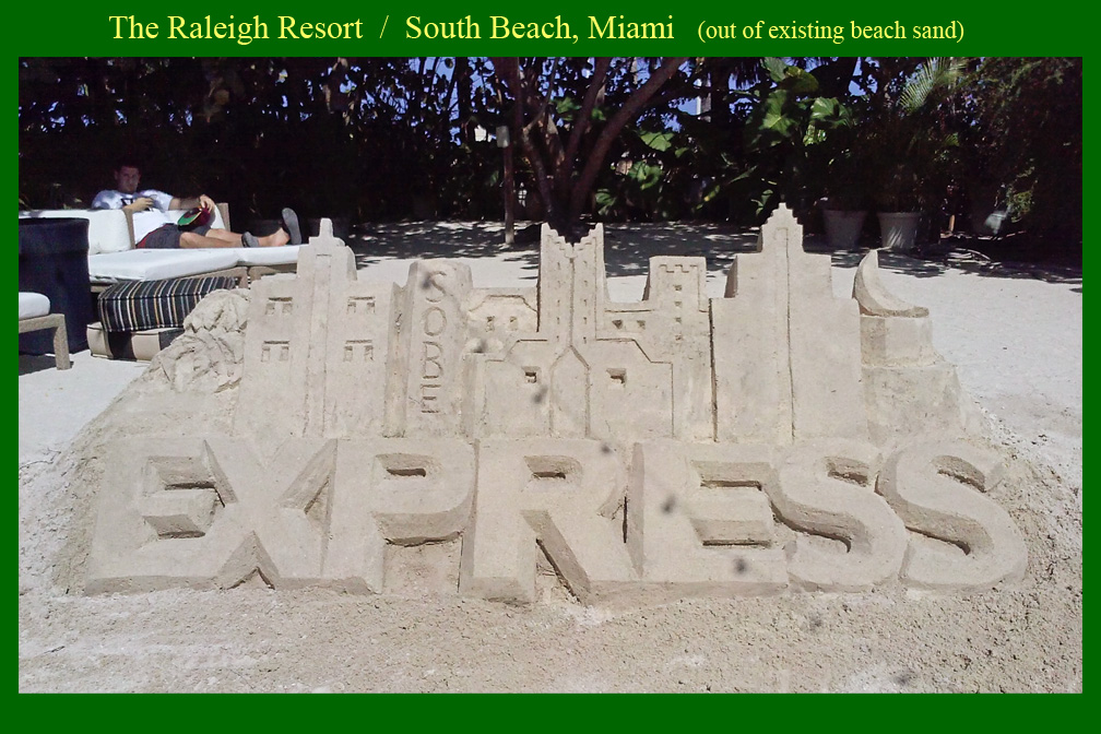 Express Sand Sculpture