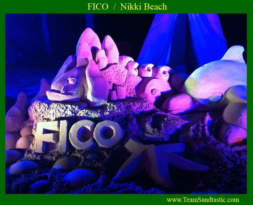 FICO -Nikki Beach - Sand Sculpting
