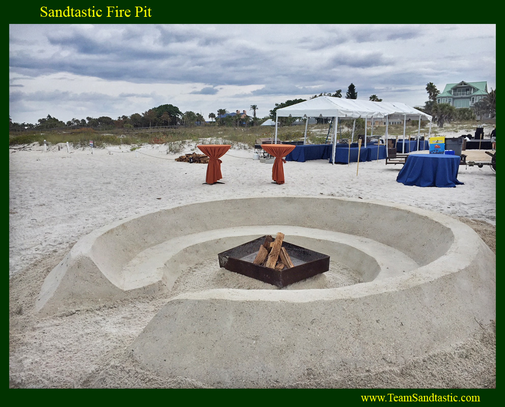 Professional Sand Sculpture Fire Pit