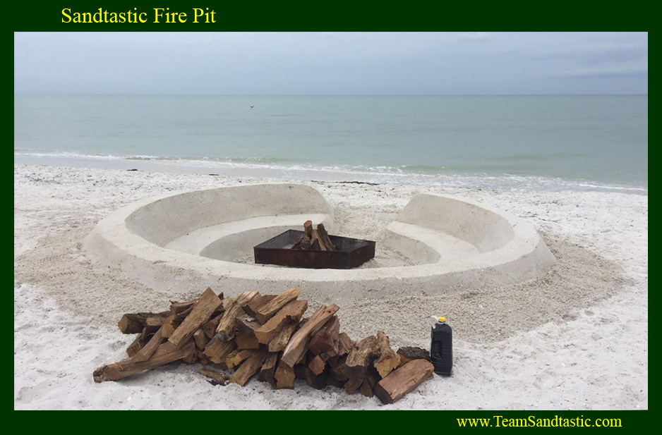 Professional Sand Sculpture Fire Pit