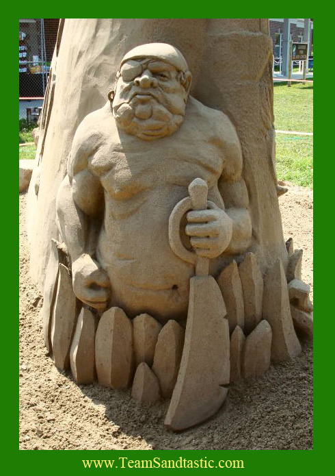 Pirate Sand Sculpture