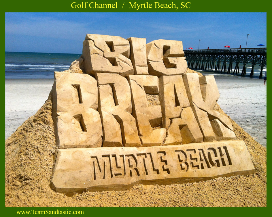 Golf Channel Sand Sculpture