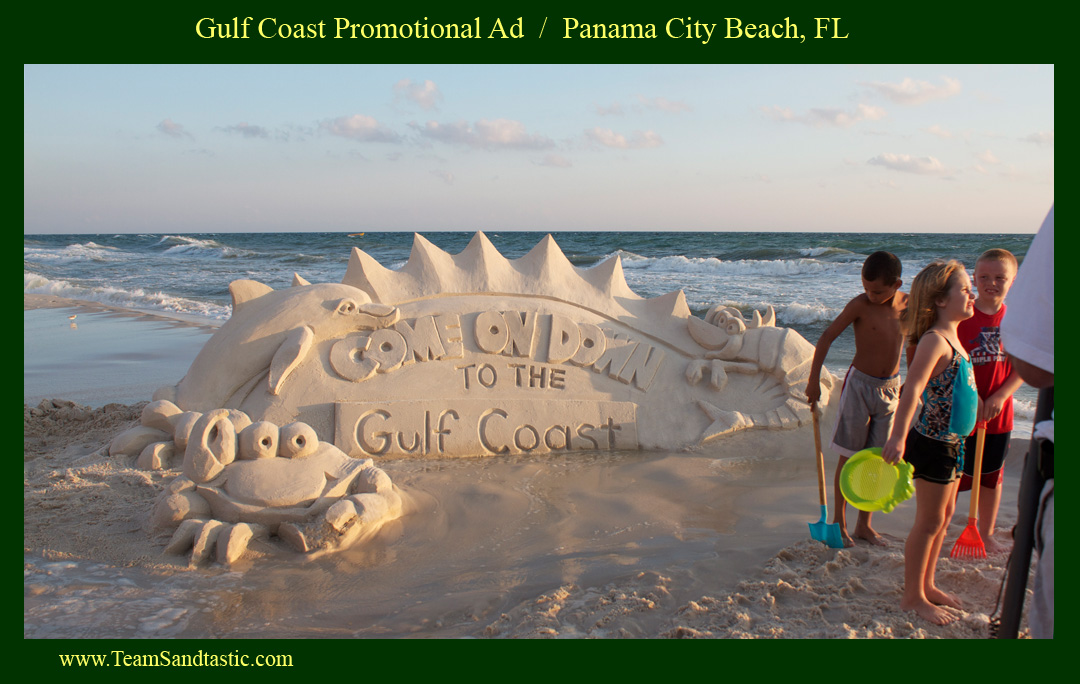 Gulf Coast Promotion Sand Sculpture