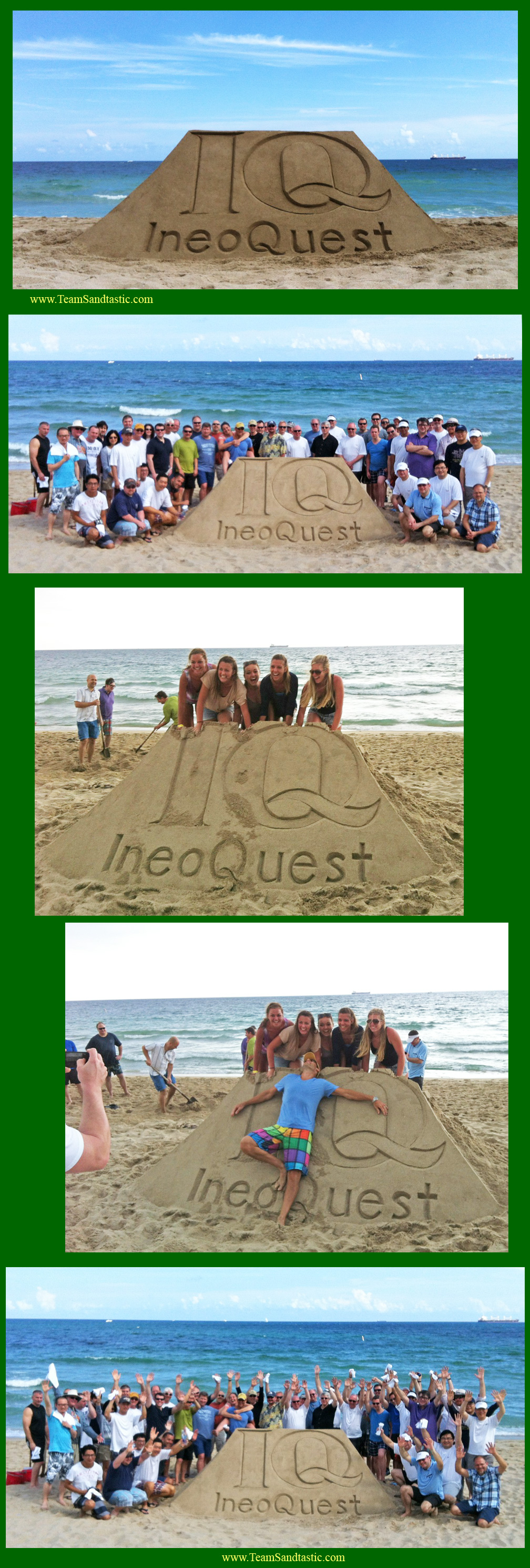Sand Sculpture Team Building on the Beach