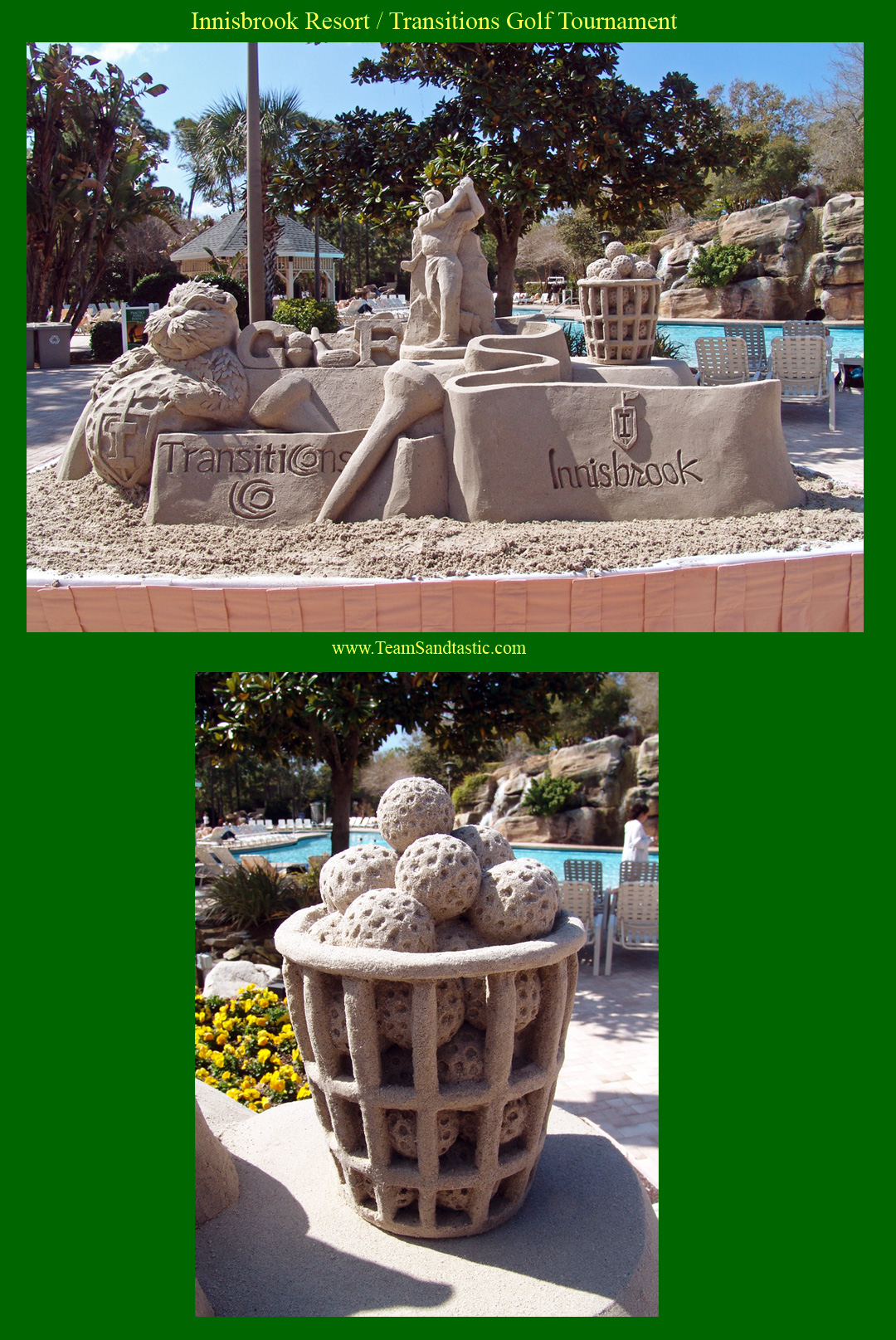 Transitions Sand Sculpture