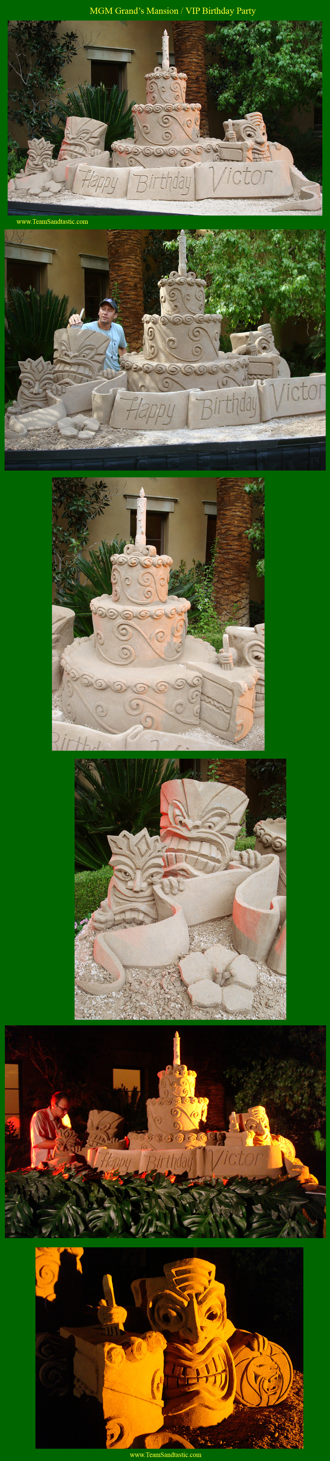 MGM Grand Sand Sculpture