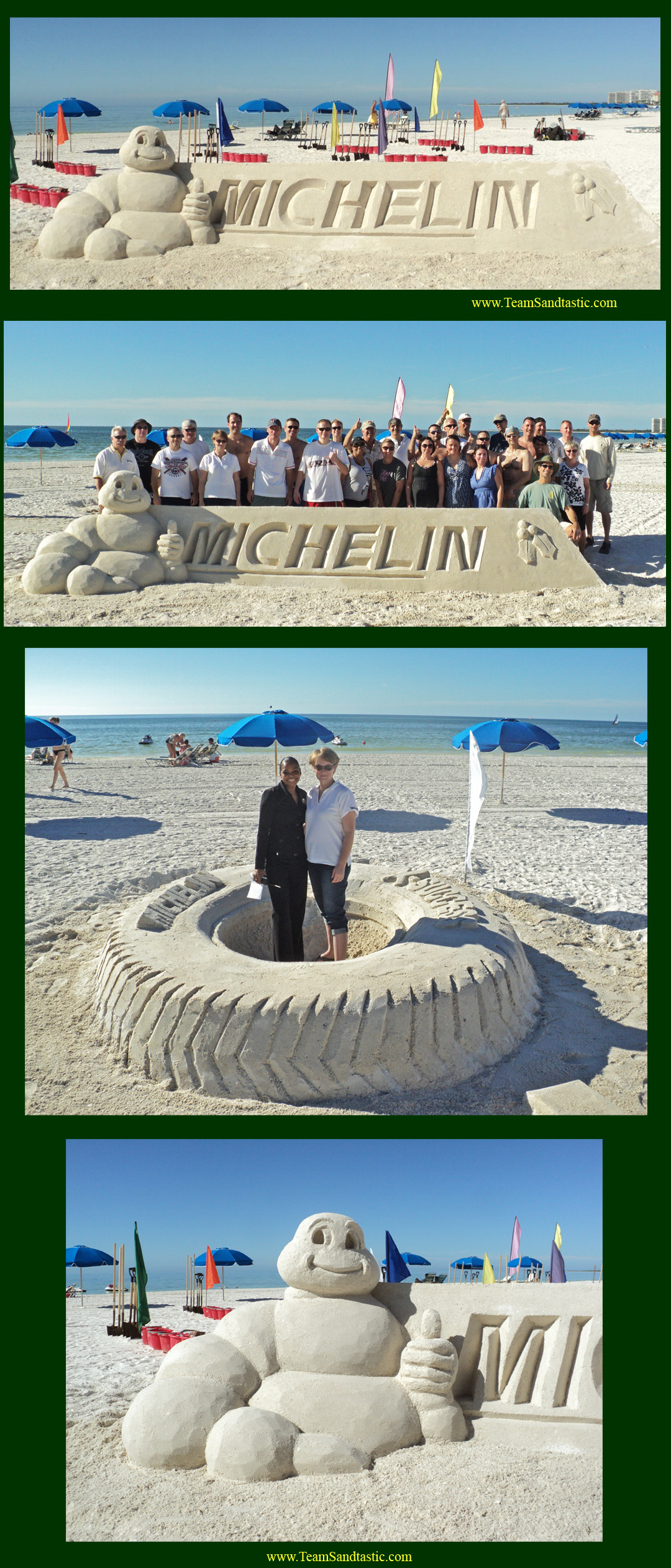 Michelin Sand Sculpture