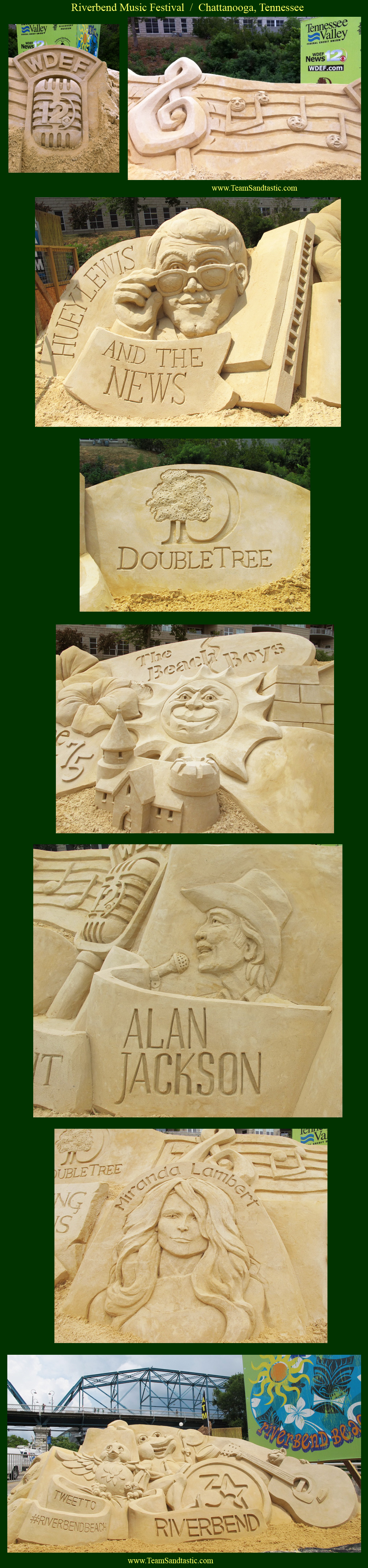 Riverbend Sand Sculpture
