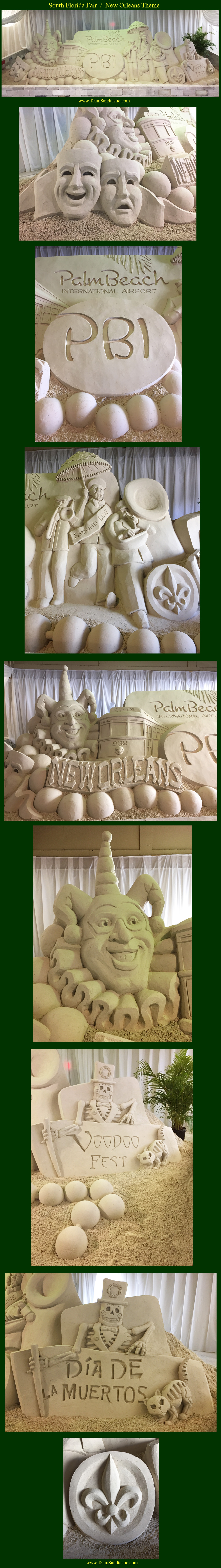 New Orleans Sand Sculpture