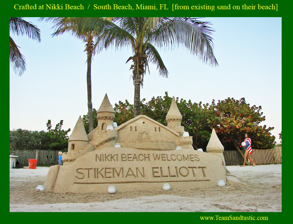 Nikki Beach Sand Sculpture