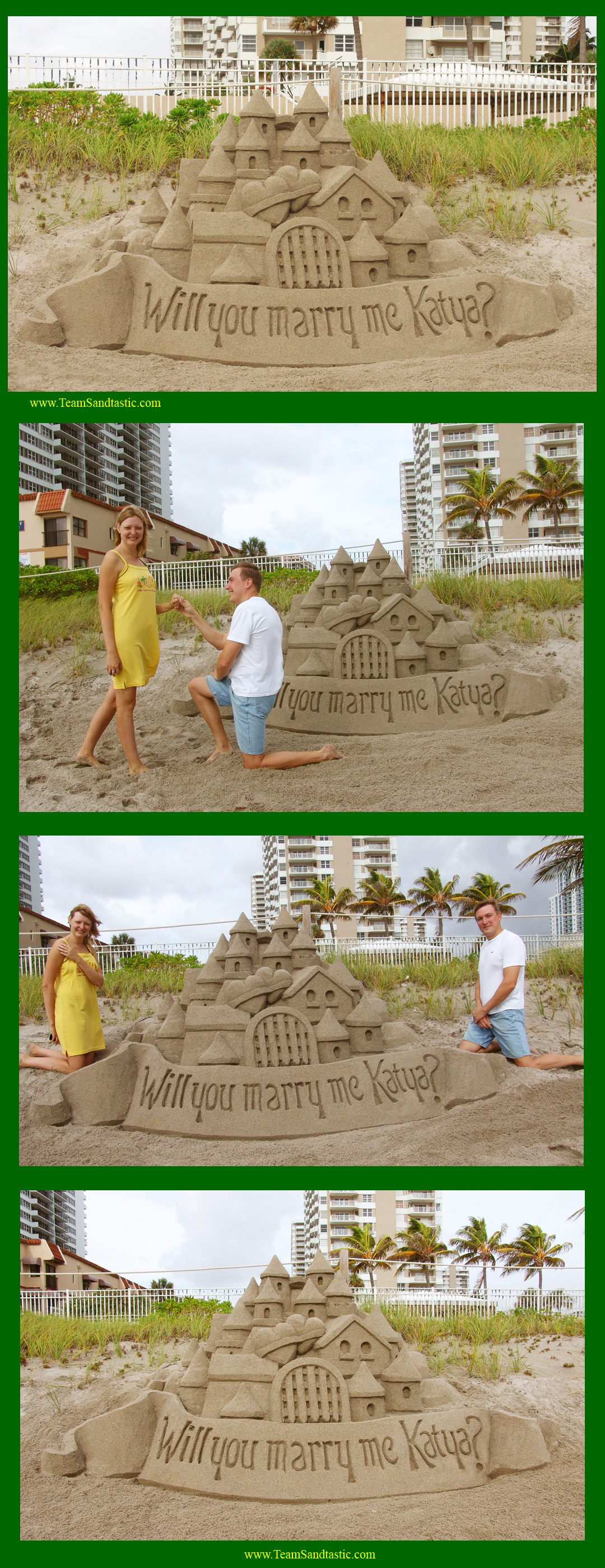 Proposal Sand Sculpture