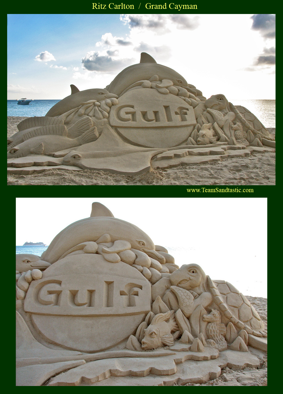 Sand Sculpture at Nikki Beach
