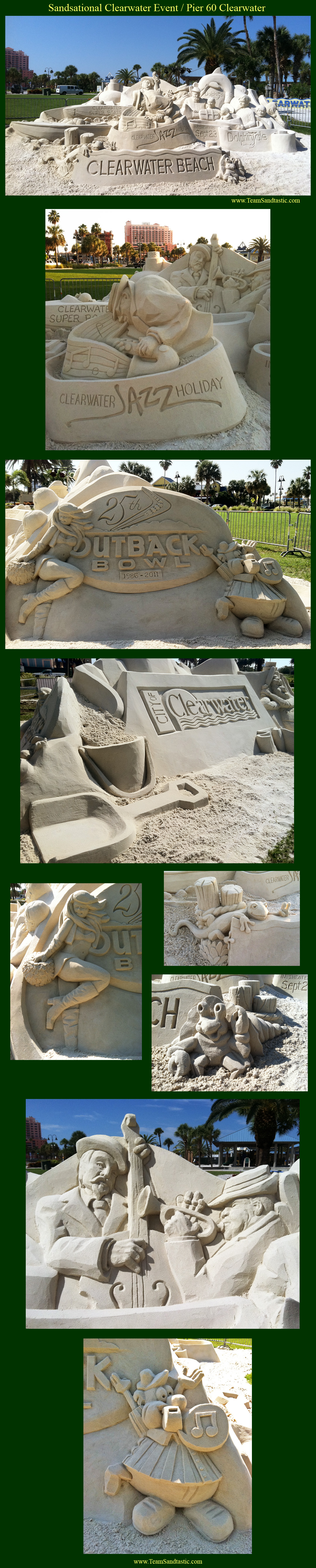 Sandsational Clearwater Sand Sculpture