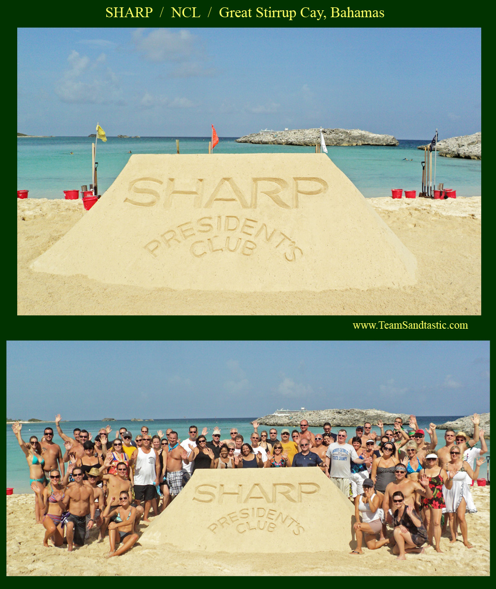 NCL Sand Sculpture Bahamas