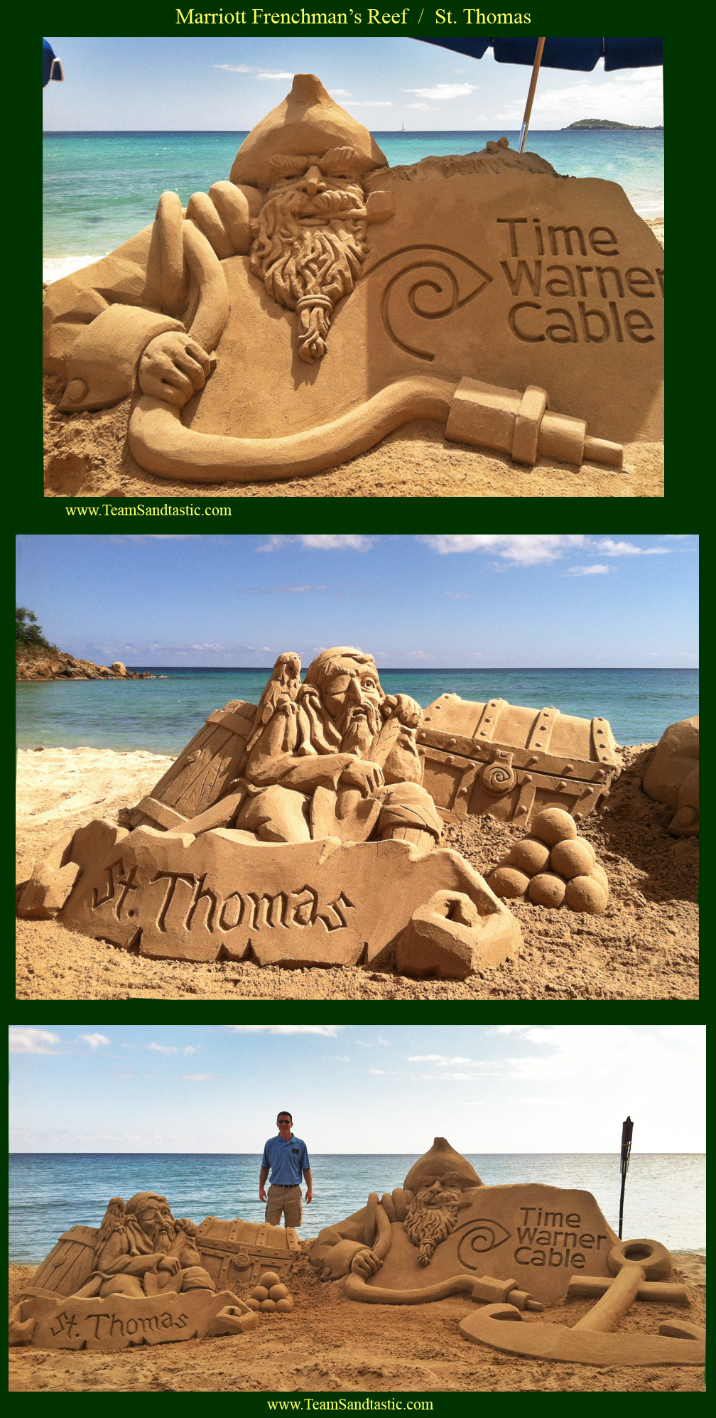 St. Thomas Virgin Islands Sand Sculpture