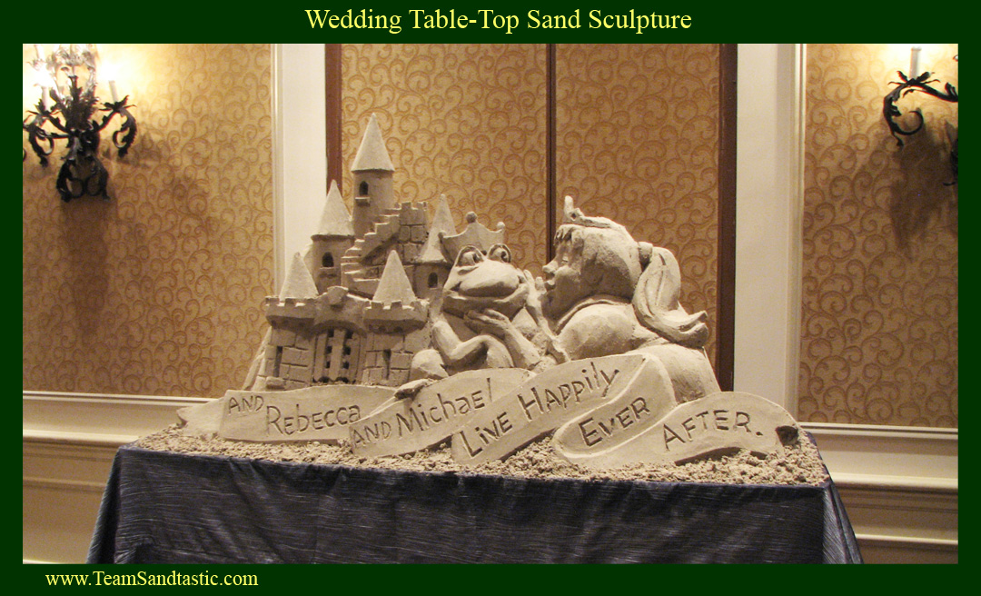 Marriott Delray -Wedding Sand Sculpture