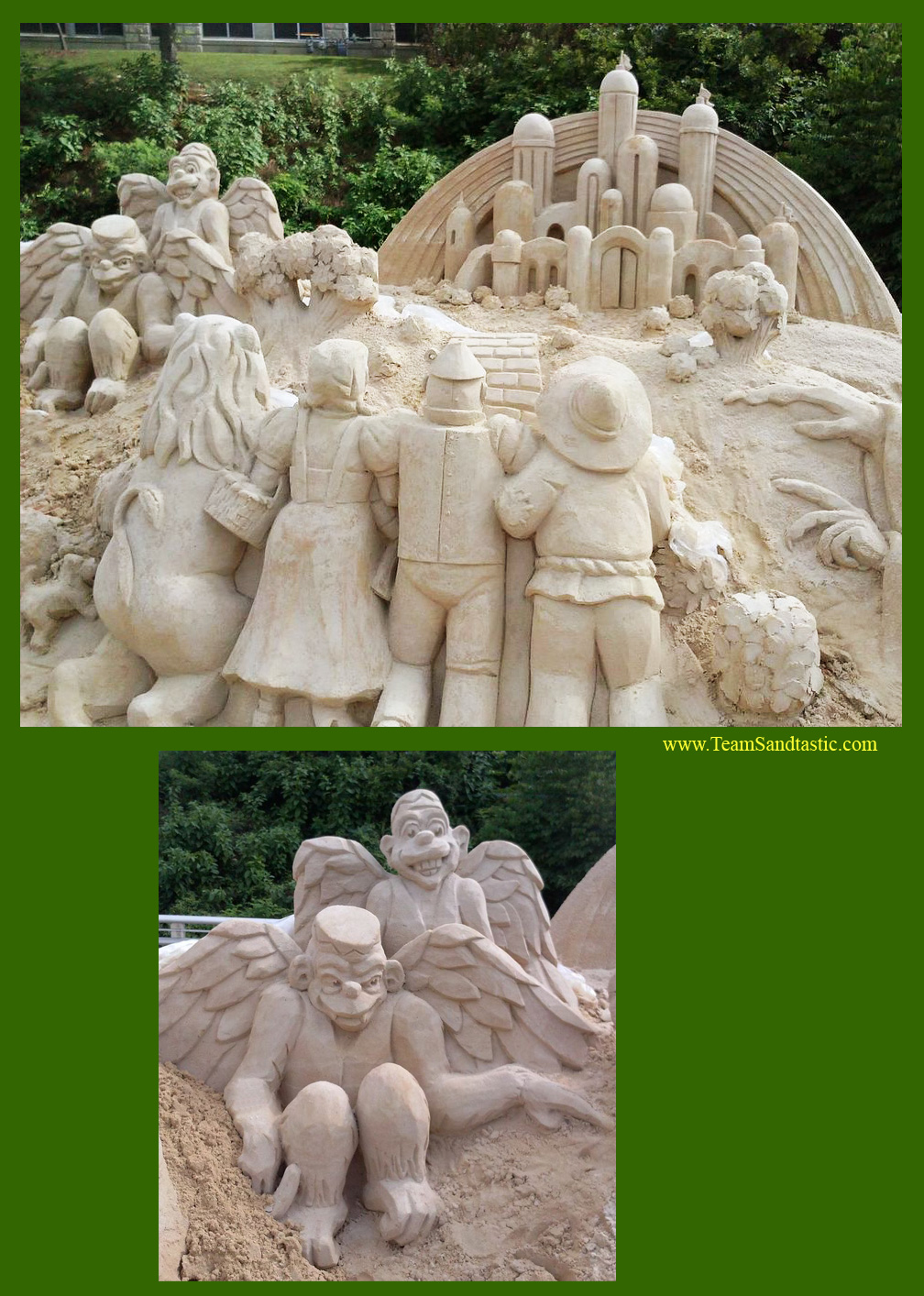 Wizard of Oz Sand Sculpture