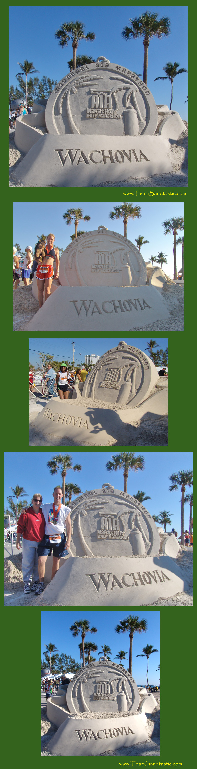 Inaugural Marathon Sand Sculpture