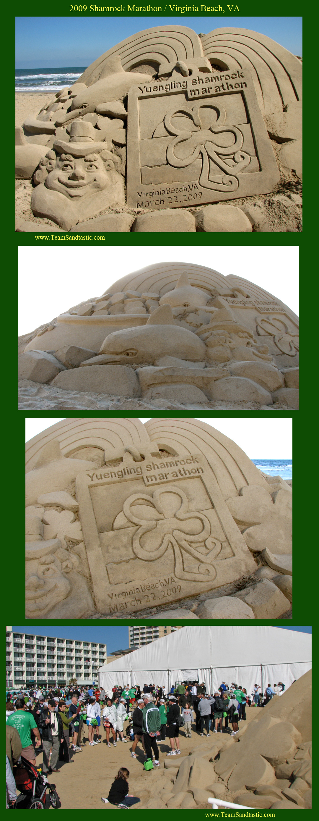 Shamrock Marathon Sand Sculpting