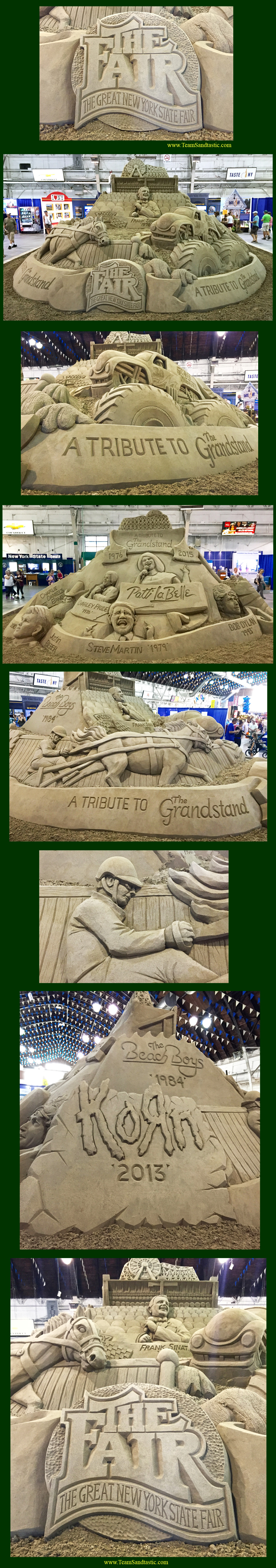 New York State Fair Sand Sculpture