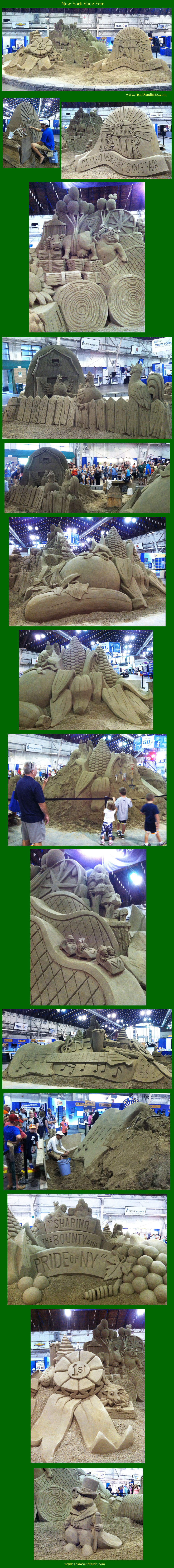 New York State Fair Sand Sculpture