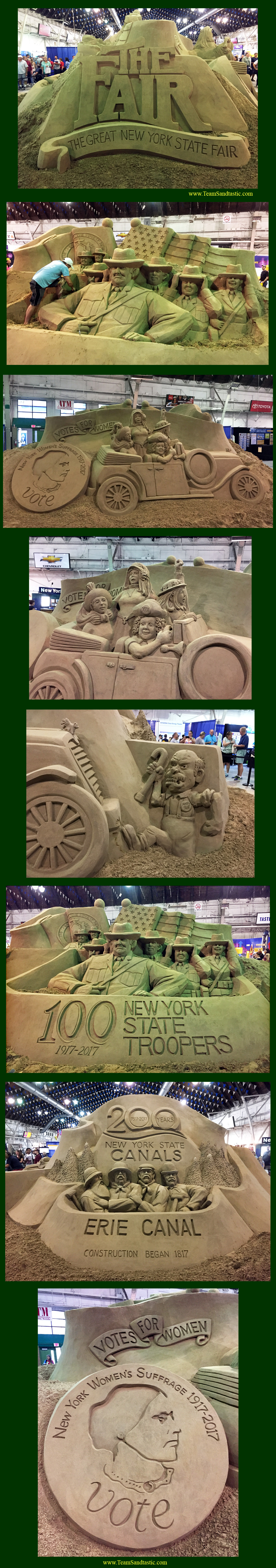 New York State Fair Sand Sculpture