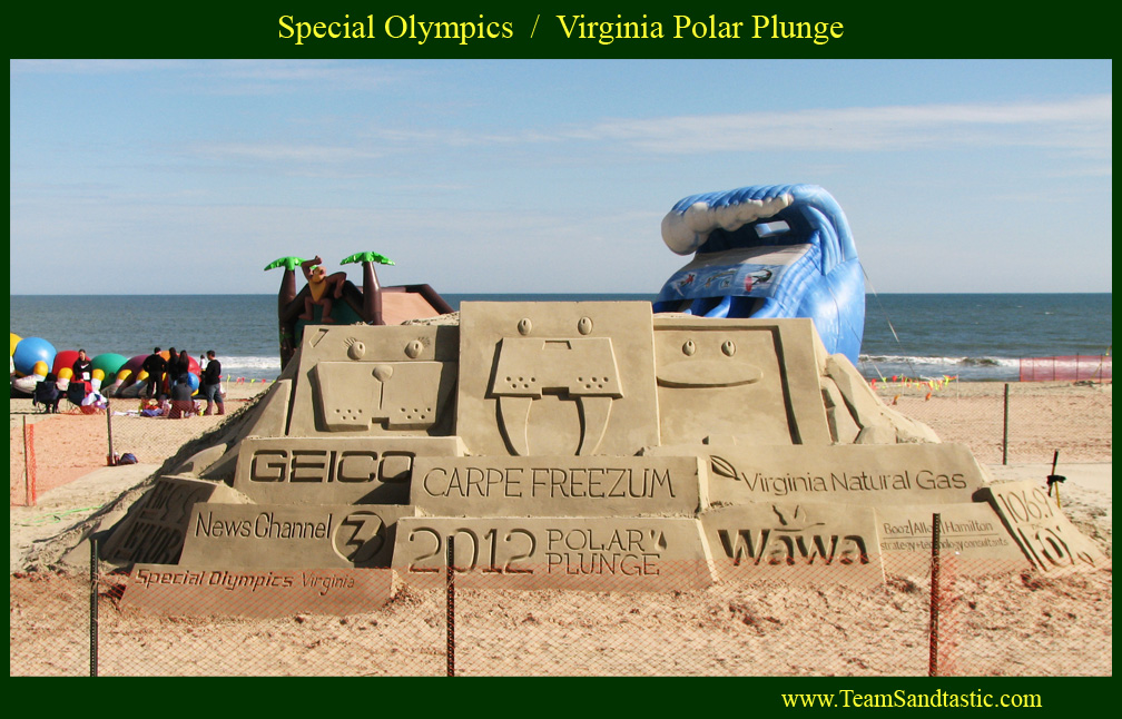 Polar Plunge Sand Castles