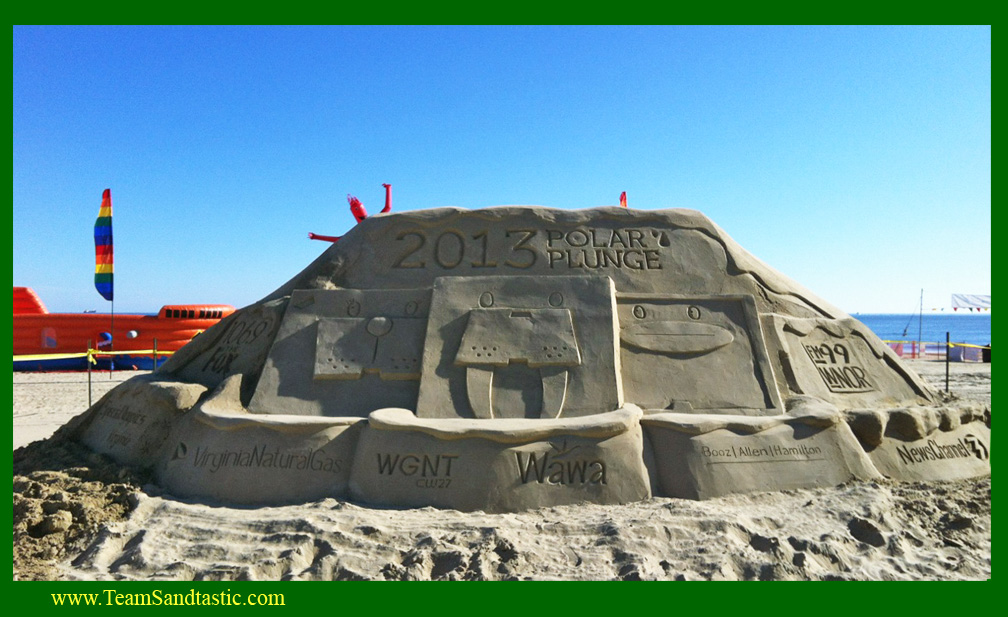 Polar Plunge Sand Castles