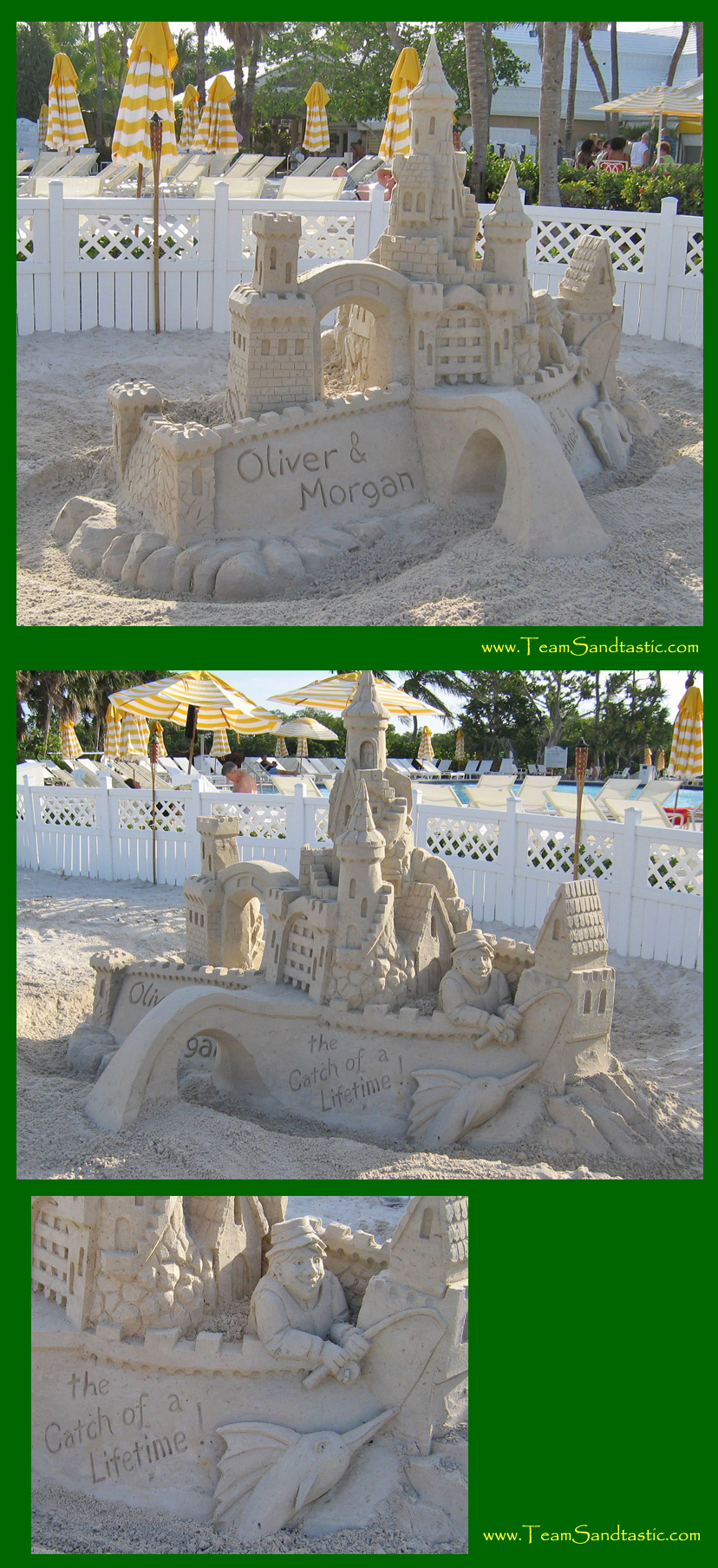 Proposal & Wedding Sand Sculptures at the Beach