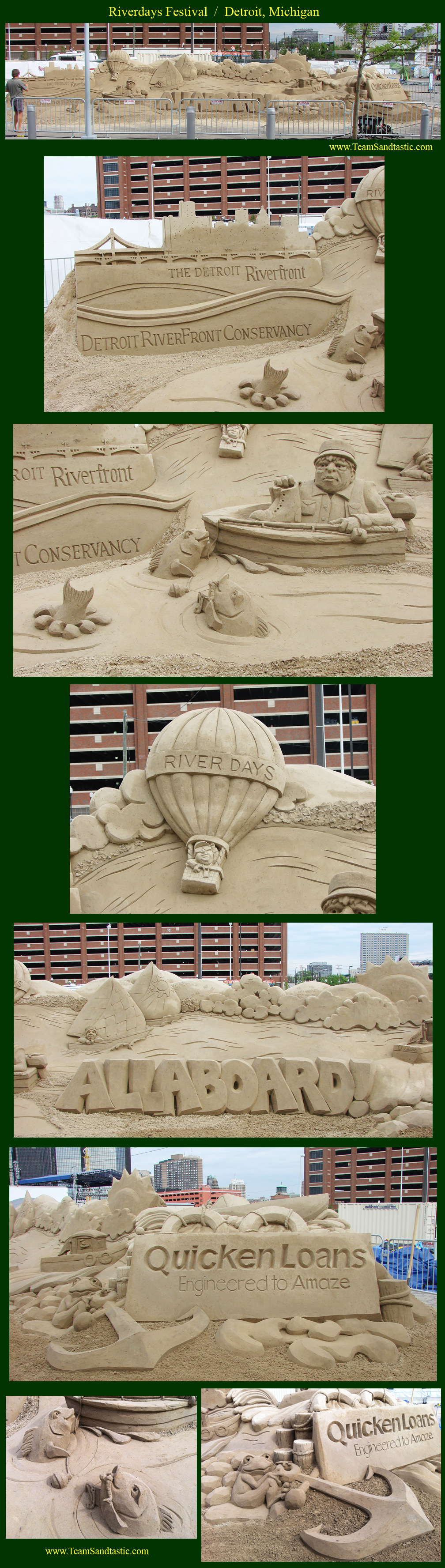 Riverdays Sand Sculpture