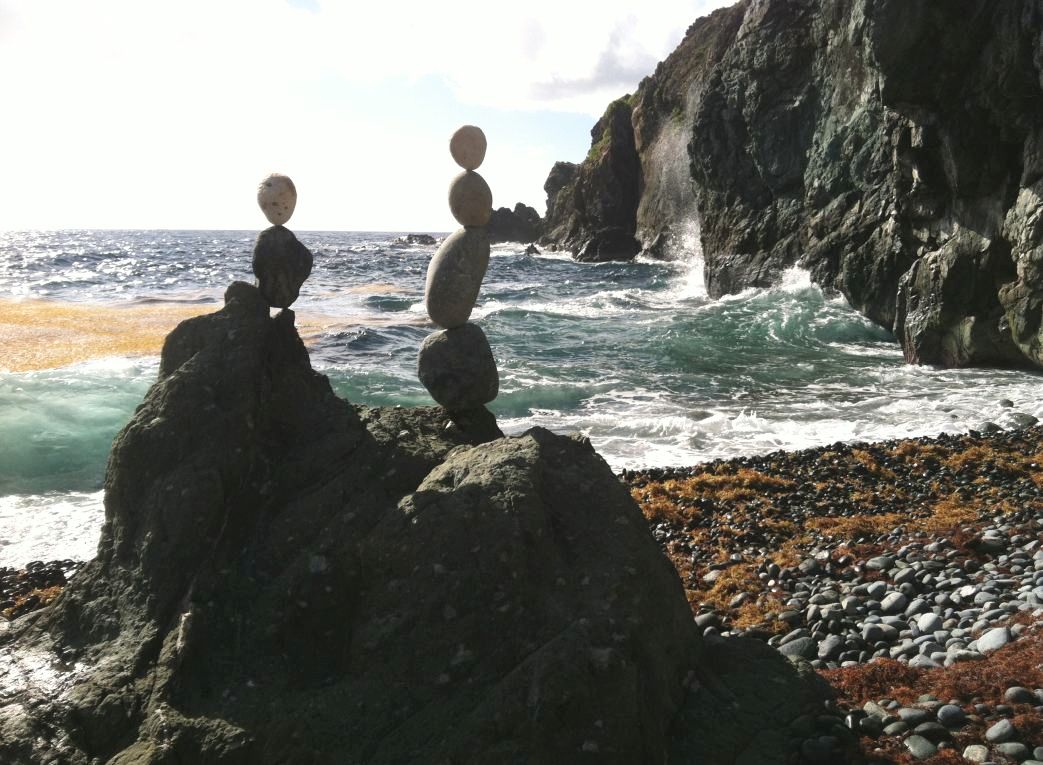 Rock Balancing in St. Thomas