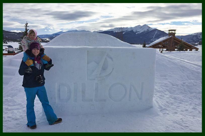 Snow Sculptures in Dillon Colorado