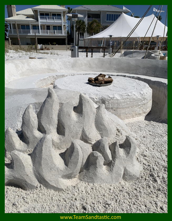 Wedding & Proposal Sand Sculpture Dolphin