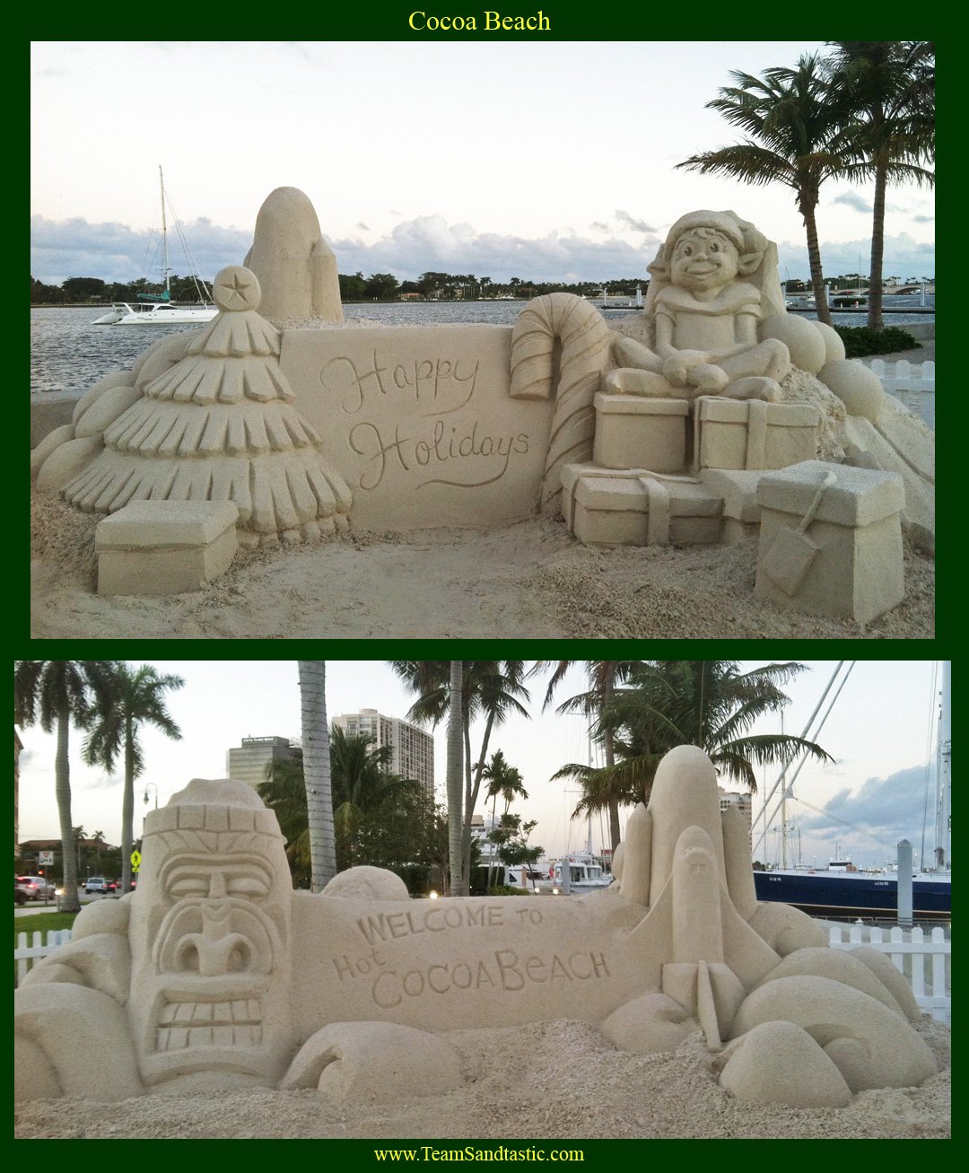 Cocoa Beach Sand Sculpting