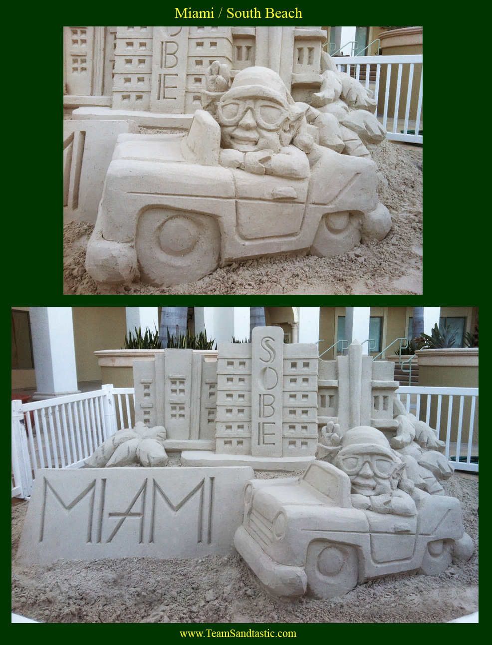 Miami / South Beach Sand Sculpting