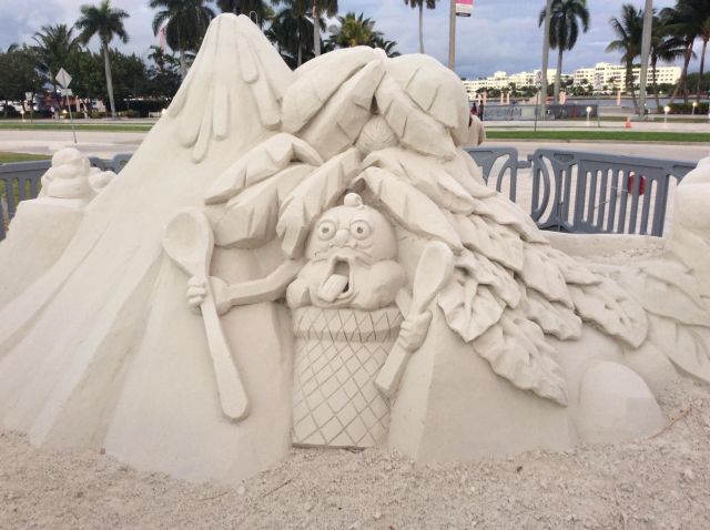 West Palm Beach Sand Sculptures