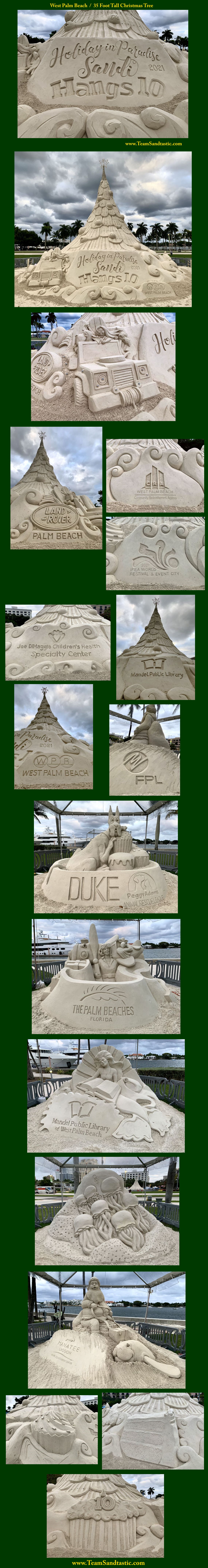 West Palm Beach Sand Sculptures